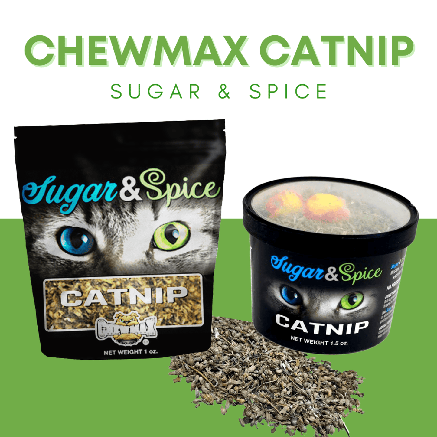 Premium Organic Catnip - 1.5 oz Container