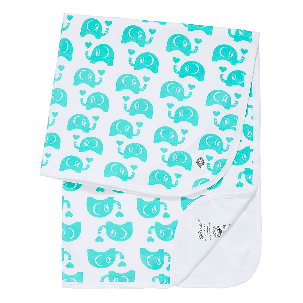 The Green Elephant - Blanket - 100% Organic
