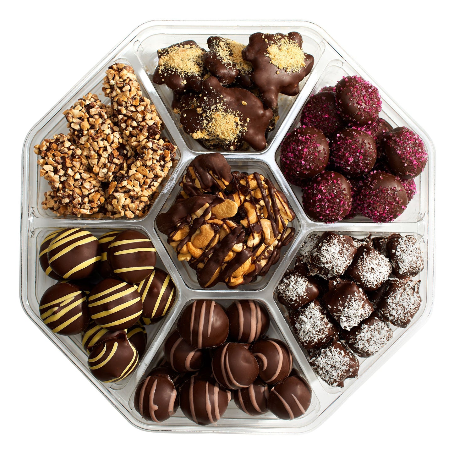 Fames Seventh Heaven Cashew Assortment, Kosher, Dairy Free.