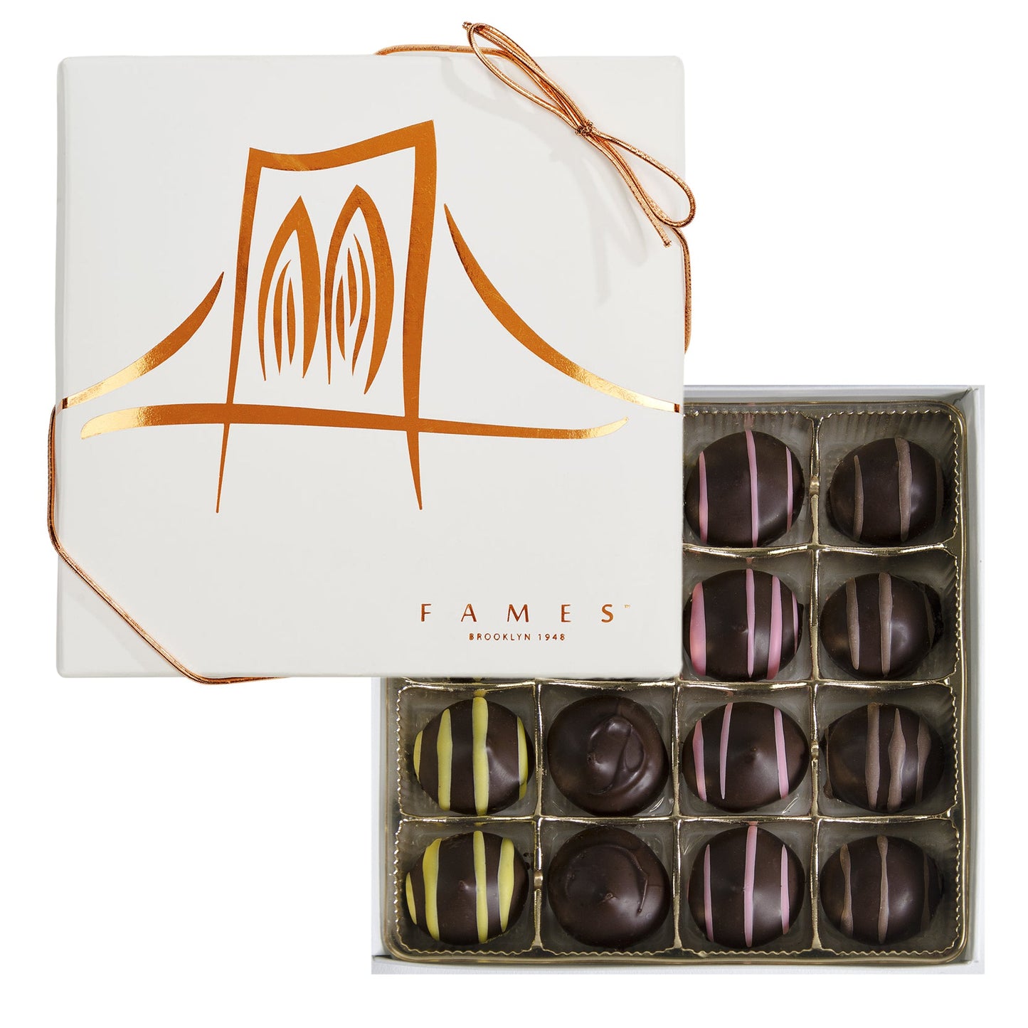 Fine Chocolate Gift Box -16 count, Kosher, Dairy Free.
