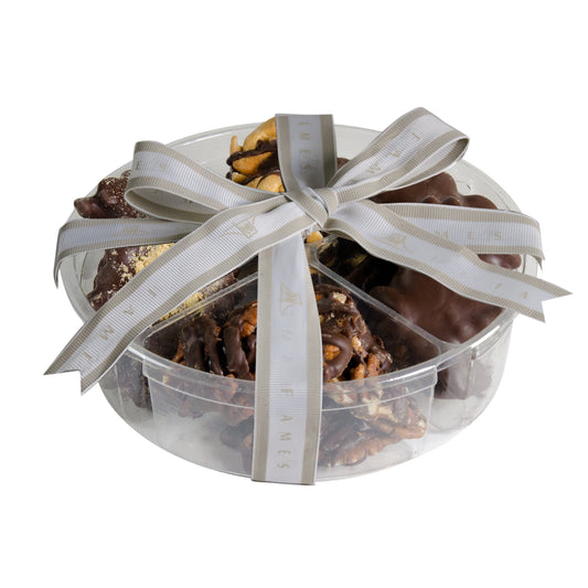 Nut Clusters Chocolate Assortment Box, Kosher, Dairy Free.