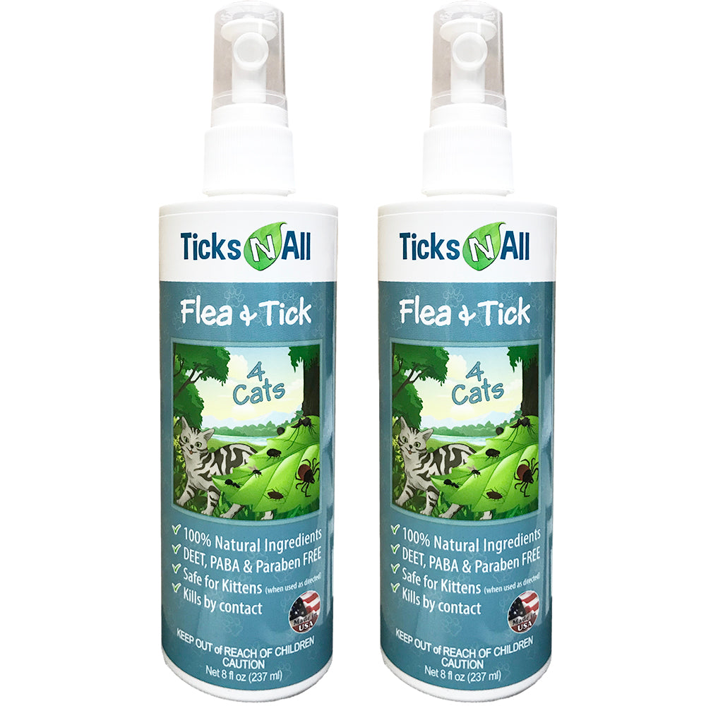 All Natural Flea & Tick 4 Cats 8oz (2 pack)