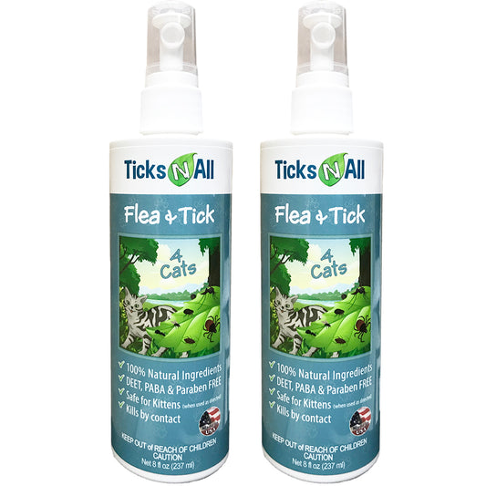 All Natural Flea & Tick 4 Cats 8oz (2 pack)