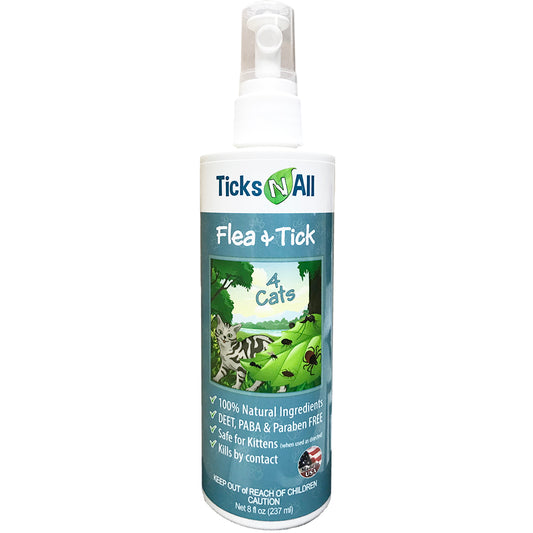 All Natural Flea & Tick 4 Cats 8oz