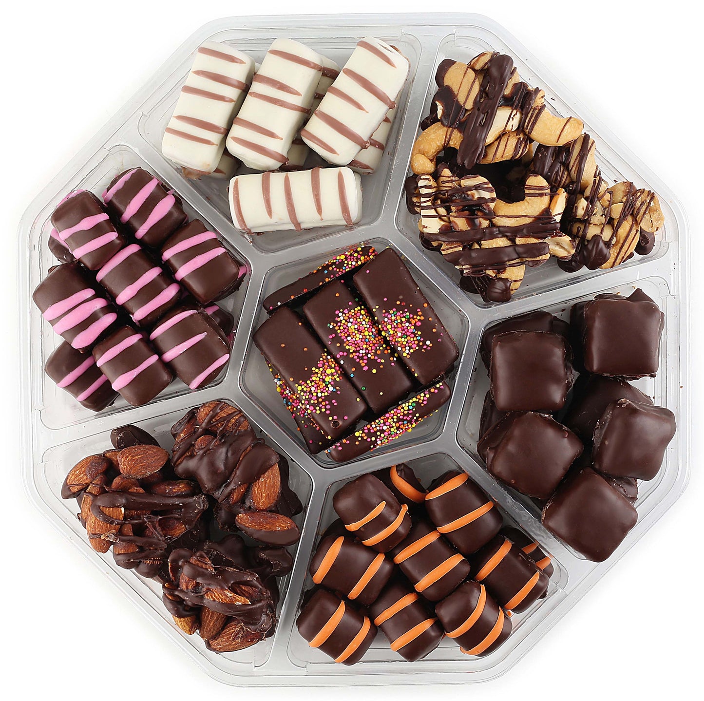 Bestseller Chocolate Gift Assortment, Kosher, Dairy free.