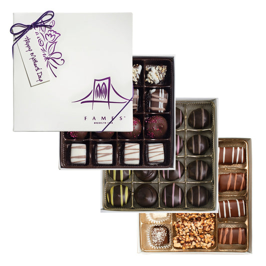 MOTHER'S DAY CANDY CHOCOLATE BOXES, Kosher Dairy Free. (47 Pc)