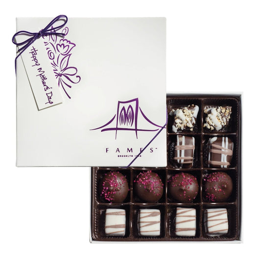 Mother's Day Chocolate Gift Box, 16 Count, Kosher, Dairy Free.