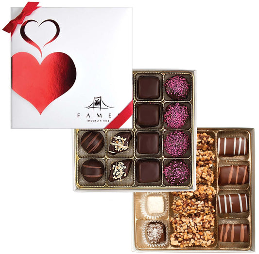 Holiday Chocolate Gift Box, 31Pc, Kosher, Dairy Free.
